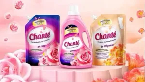 Chai nước giặt xả Chante 8in1 hương hoa hồng Pháp và các phiên bản khác