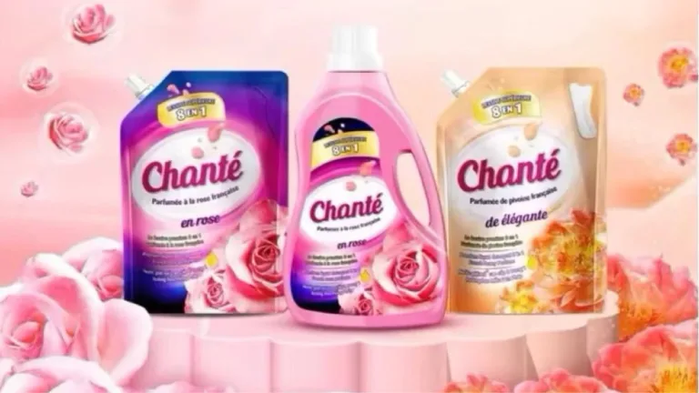 Chai nước giặt xả Chante 8in1 hương hoa hồng Pháp và các phiên bản khác