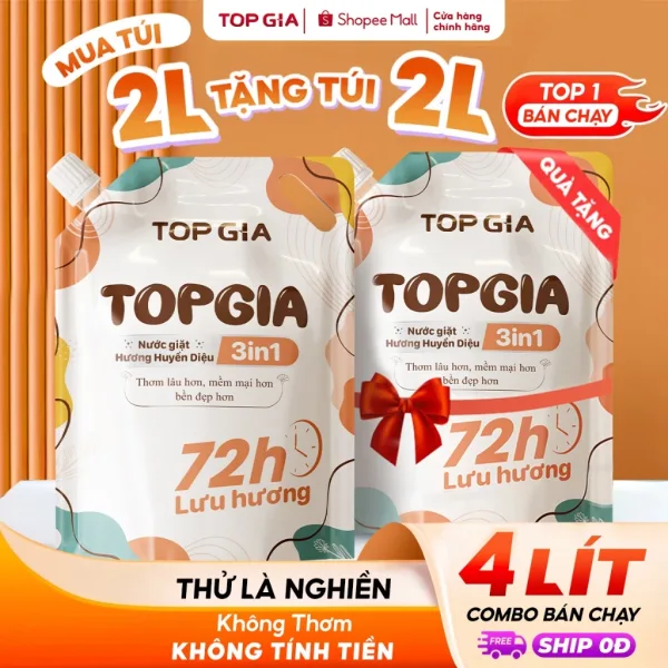 nuoc-giat-top-gia-3in1-huong-huyen-dieu-2l Nước giặt Top Gia 3in1 Hương Huyền Diệu túi 2L lưu hương 72 giờ