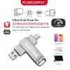 usb-32-otg-sandisk-ultra-dual-drive-luxe-type-c-ddc4 USB 3.2 OTG SanDisk Ultra Dual Drive Luxe Type-C DDC4 vỏ kim loại