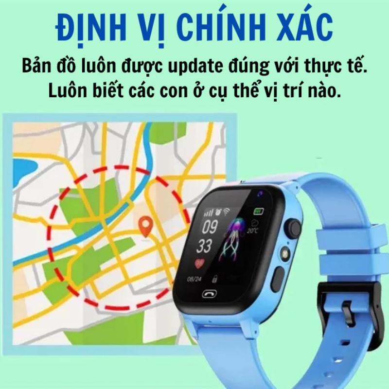 Bản đồ định vị LBS trên đồng hồ thông minh Q15
